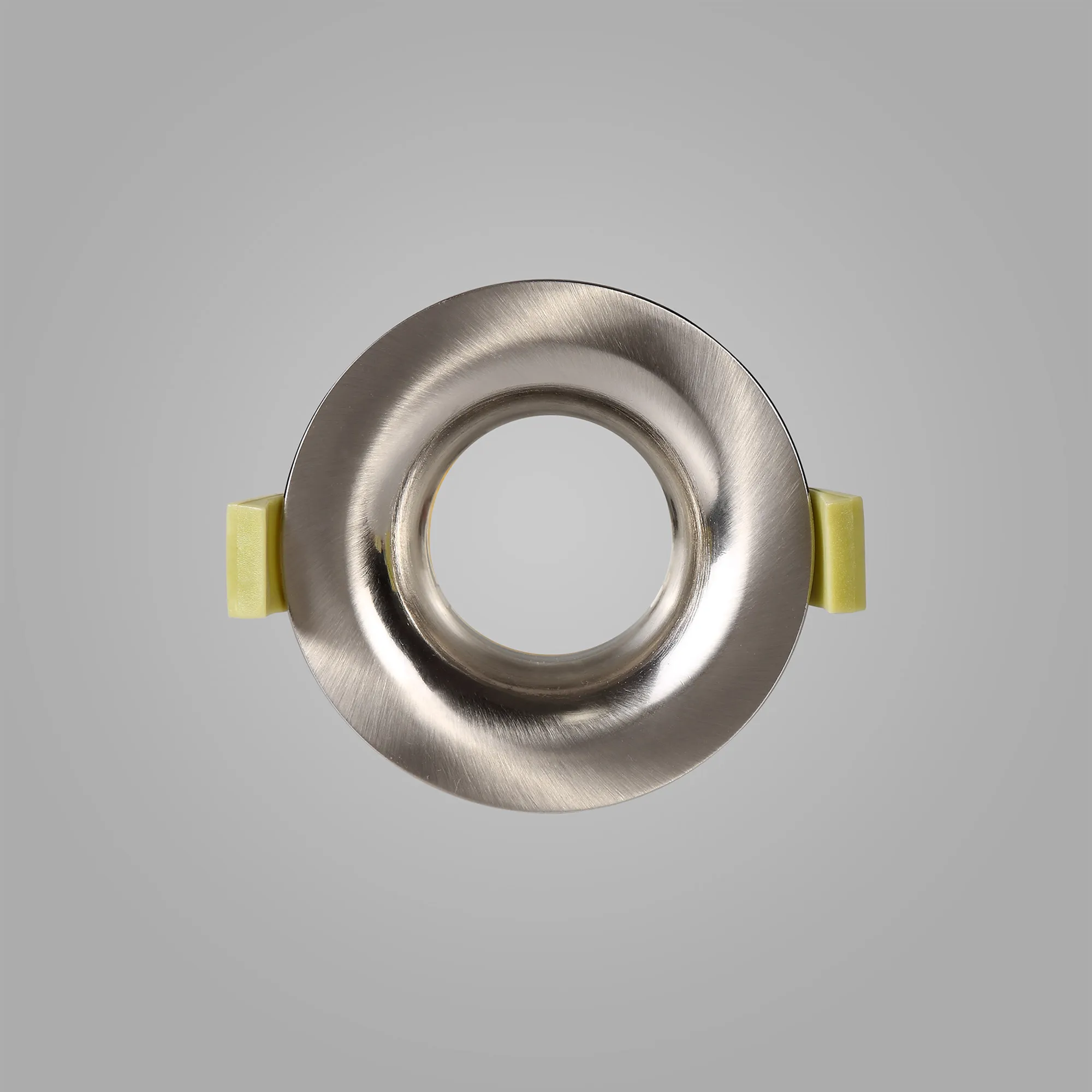 Bruve GU10 Recessed Round Satin Nickel IP65 Downlighter, Cut-Out 68mm DX200403  Dlux Bruve IP65